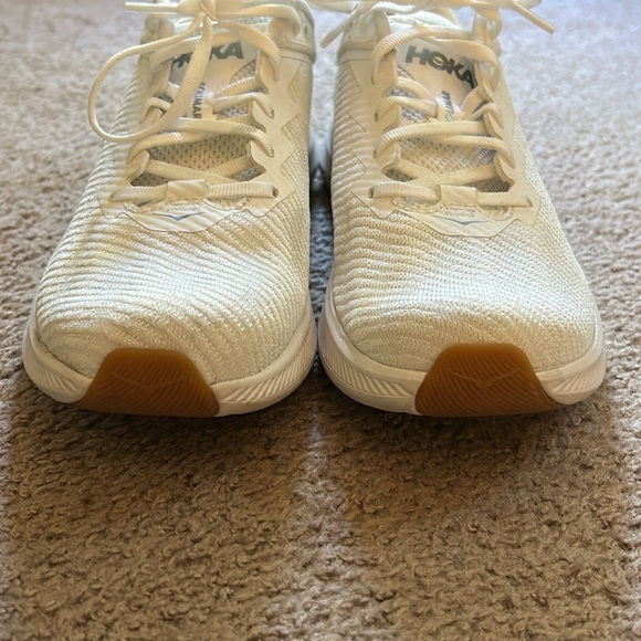 Women’s All White Hoka Solimar Running Sneakers size 9.5 - Picture 7 of 11